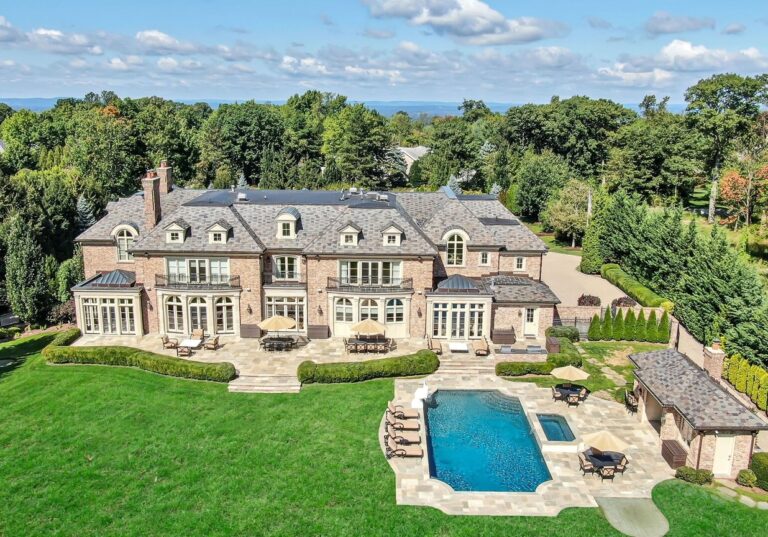 Majestic Alpine Estate: A Luxurious Retreat in Northern Bergen County in New Jersey for Sale at $19,995,000
