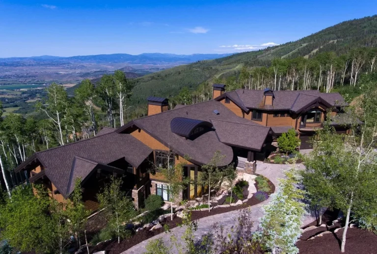 Private Gated Ski-In/Ski-Out Mountain Contemporary Home with Breathtaking Views in Utah for Sale at $12,500,000
