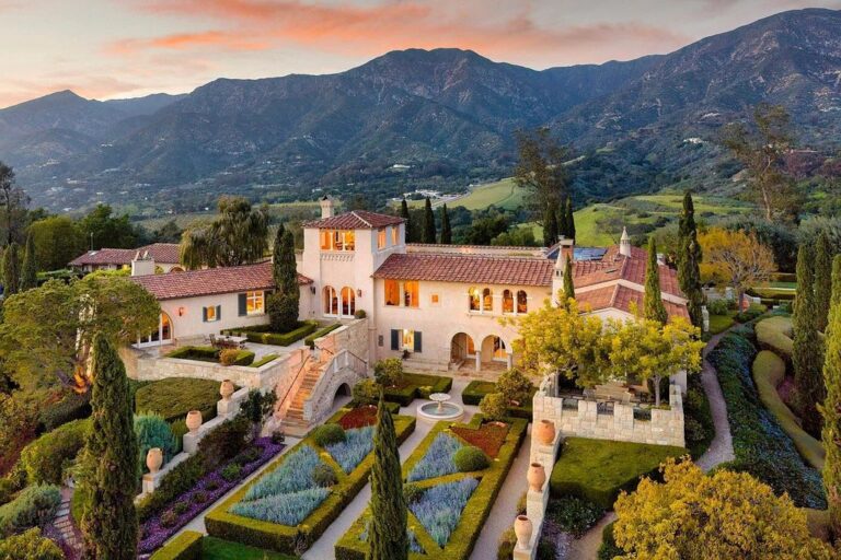 Luxurious 21.56 Acre Estate with Breathtaking Ocean and Mountain Views in Santa Barbara for Sale at $21,750,000