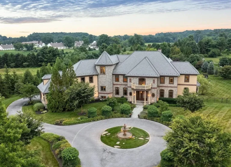 Luxurious Custom-Built Malvern Estate with Resort-Style Amenities Asks $4,250,000 in Pennsylvania