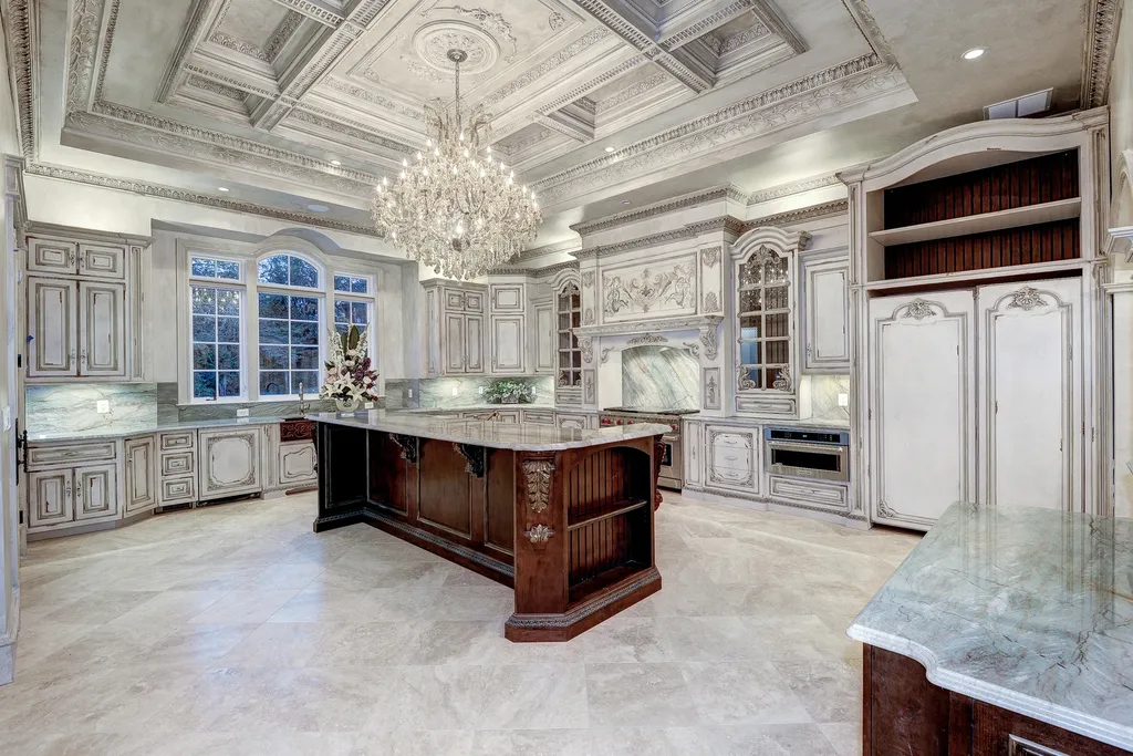 938 Peacock Station Road Home in McLean, Virginia. A vision of master craftsmanship inspired by the Great American mansions, this spectacular 8-BR home boasts every splendid amenity. Newly built of Italian limestone & marble with exquisite design details. 