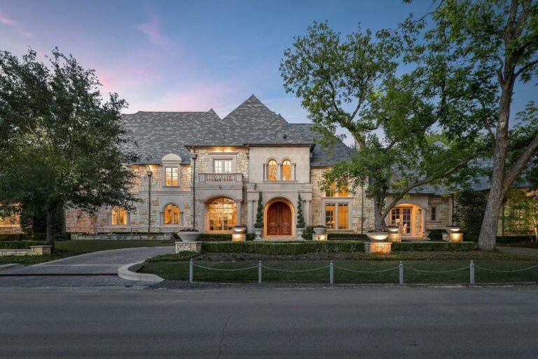 Unleash Your Inner Aristocrat with this Lavish Home in Dallas Featuring a Pool, Elevator, and More Listed at $5,999,000