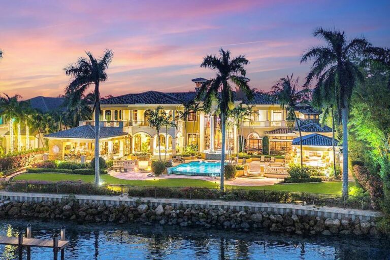 A Once-in-a-Lifetime Opportunity Living in $29.3 Million Luxury Waterfront Estate in Palm Beach Gardens