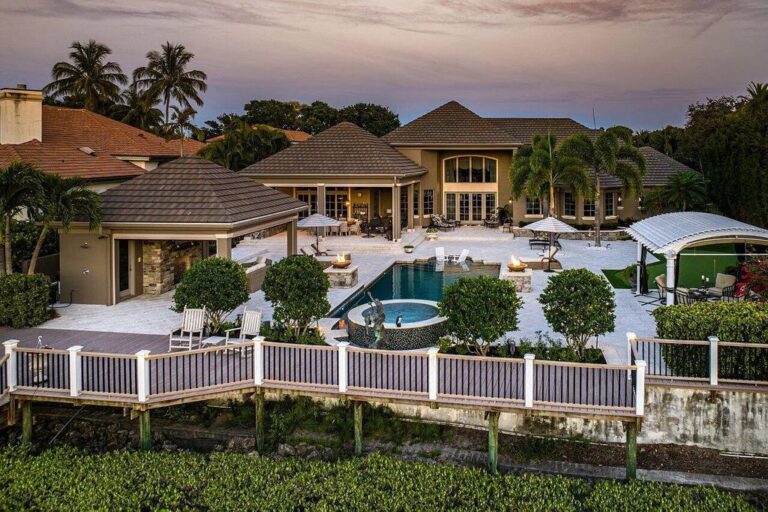 Beyond Extraordinary with $18.5 Million French-Styled Masterpiece in Jupiter, Florida