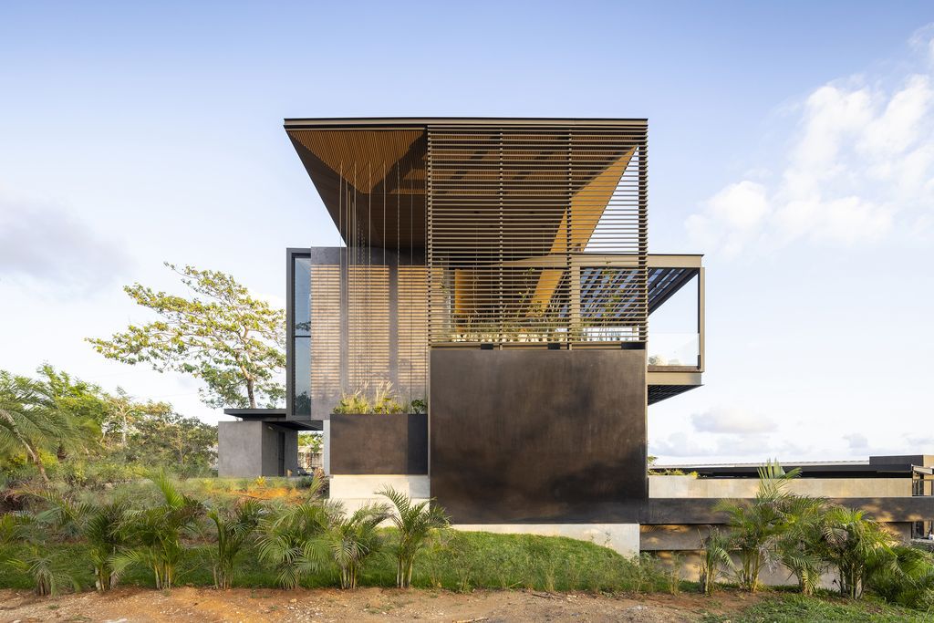 Black Pearl House, Contemporary Tropical Oasis by QBO3 Arquitectos