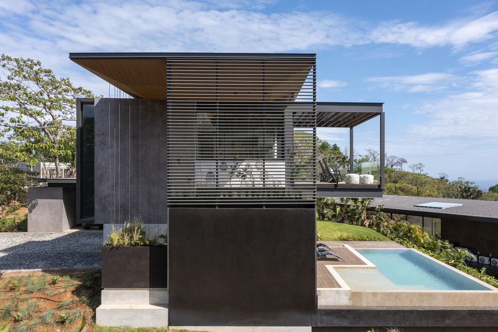 Black Pearl House, Contemporary Tropical Oasis by QBO3 Arquitectos