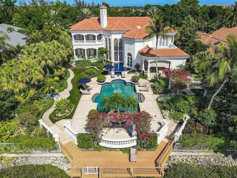 Discover Luxury Living in A Breathtaking $11.9 Million Estate in Admirals Cove, Jupiter, Florida