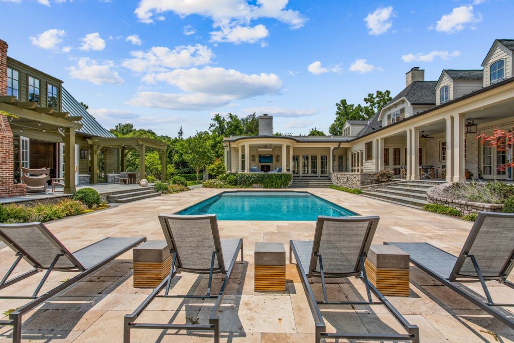 Elegant Nashville, TN Estate Seamlessly Combines Style, Functionality, and Impressive Amenities, Asking $10.5M