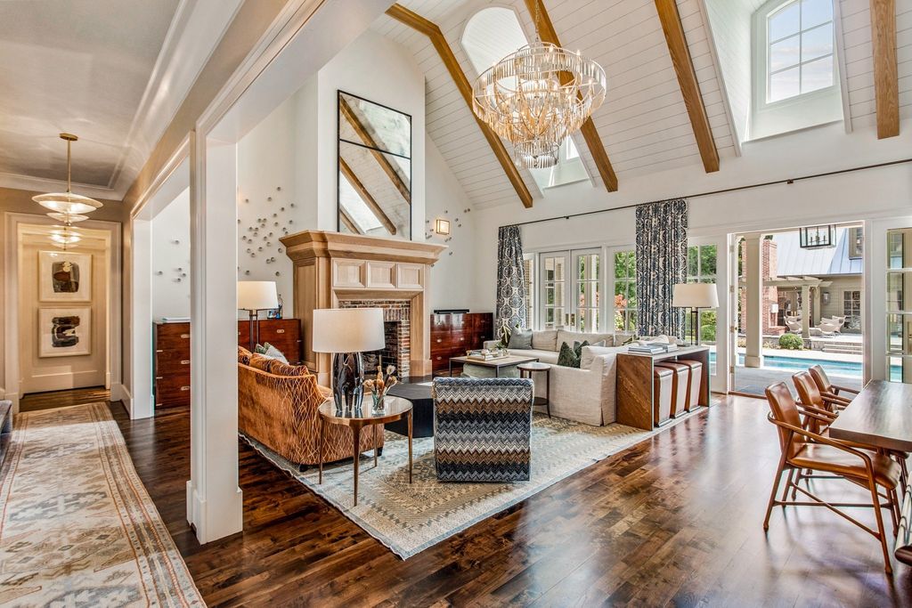 Elegant Nashville, TN Estate Seamlessly Combines Style, Functionality, and Impressive Amenities, Asking $10.5M