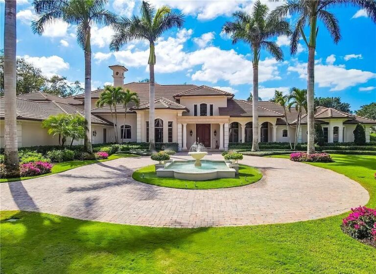 Experience True Luxury Living in This Stunning $11.9 Million Estate in Naples, Florida