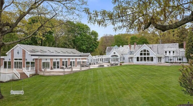 Explore a Private Gated Estate Full of Rich History and Architectural Wonders in Saint James, NY – Available for $15.75M