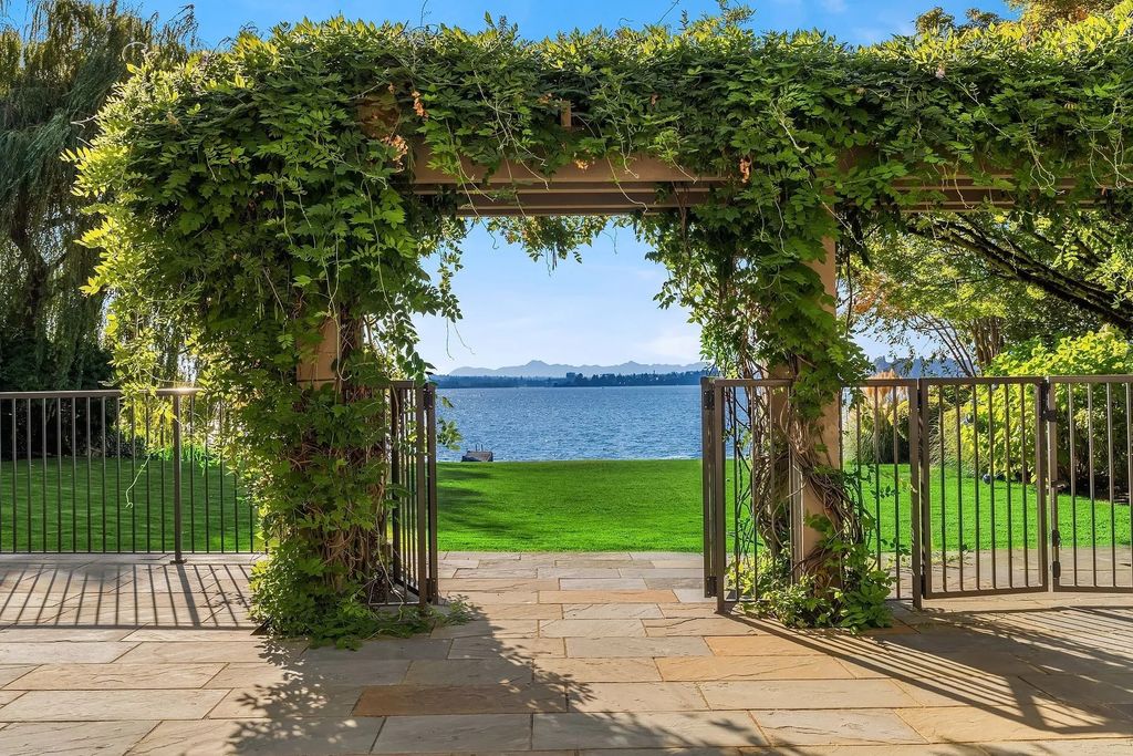 Explore the Charm and Luxury of this Exquisite West-Facing Waterfront Estate in Hunts Point, WA Priced at $43M