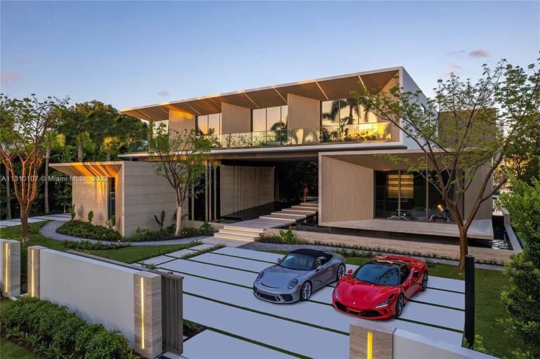 Exquisite Elegance Unveiled in the $75 Million Villa Arte, a True Architectural Marvel in Miami Beach