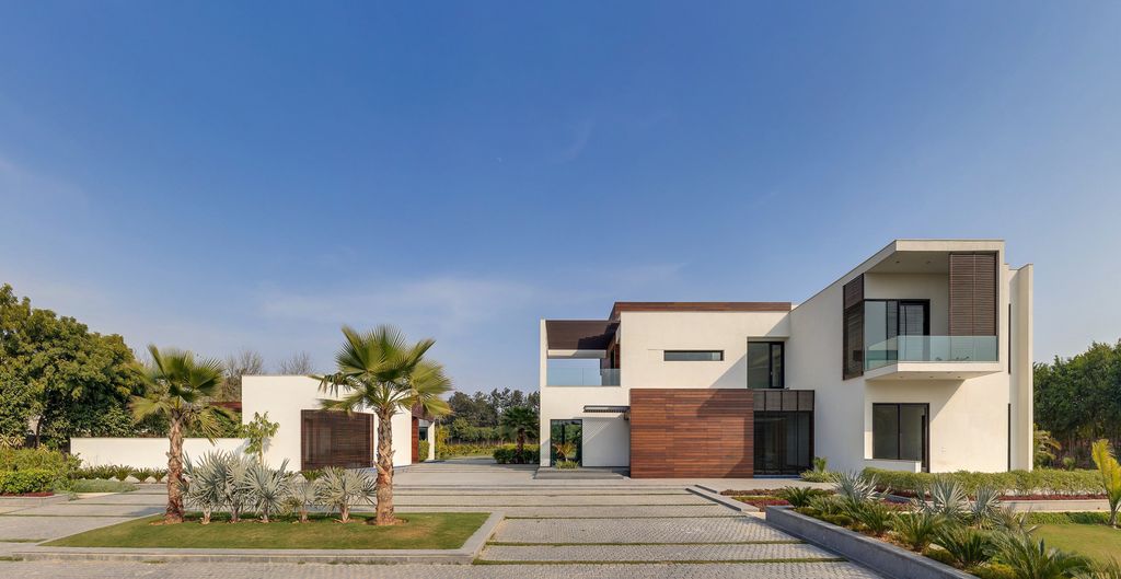 F3 Farmhouse, a Modern Lifestyle Home in India by DADA Partners