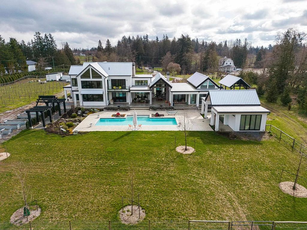 Gated Modern Farmhouse in Langley, BC - Perfect Fusion of Napa and Provence Styles for C$7,999