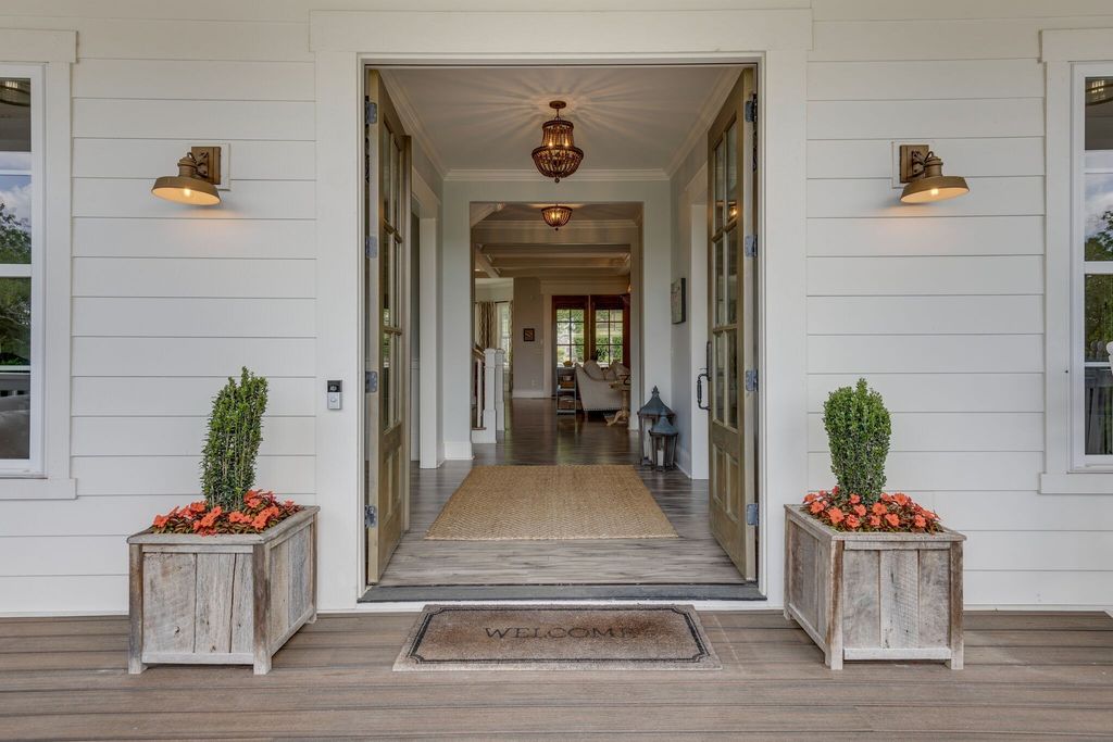 Gorgeous White Custom Farmhouse in Franklin, TN Embraces with its Warm and Welcoming Ambiance, Priced at $3.5M