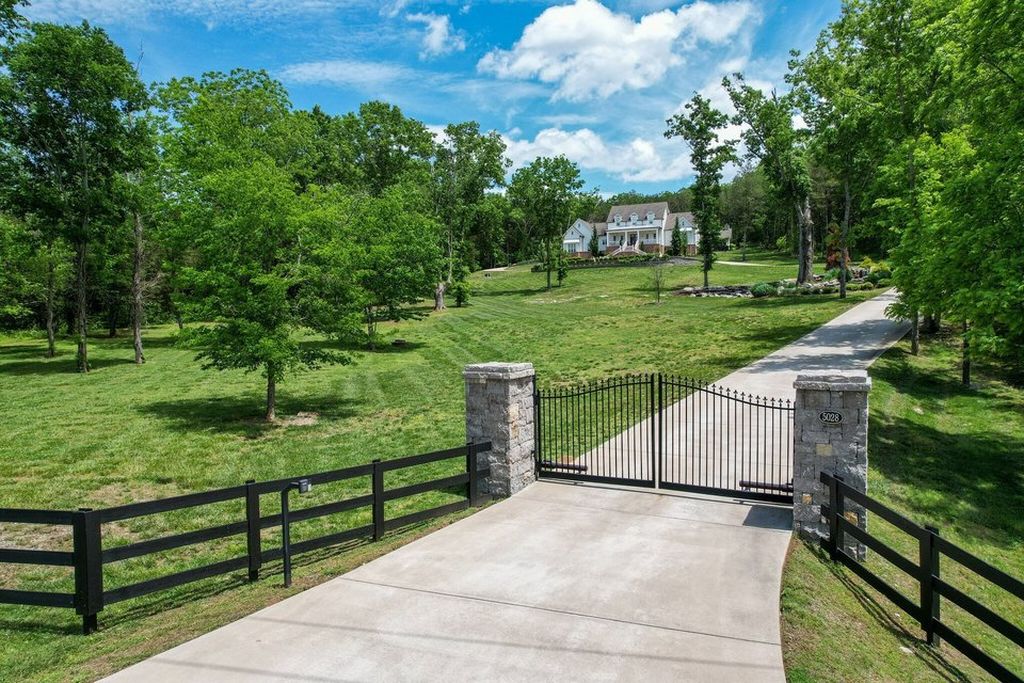 Gorgeous White Custom Farmhouse in Franklin, TN Embraces with its Warm and Welcoming Ambiance, Priced at $3.5M
