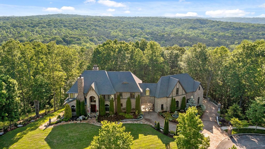 Impeccable English Tudor-style Residence with Serene Outdoor Retreats in Signal Mountain, TN - Listed at $3.75M