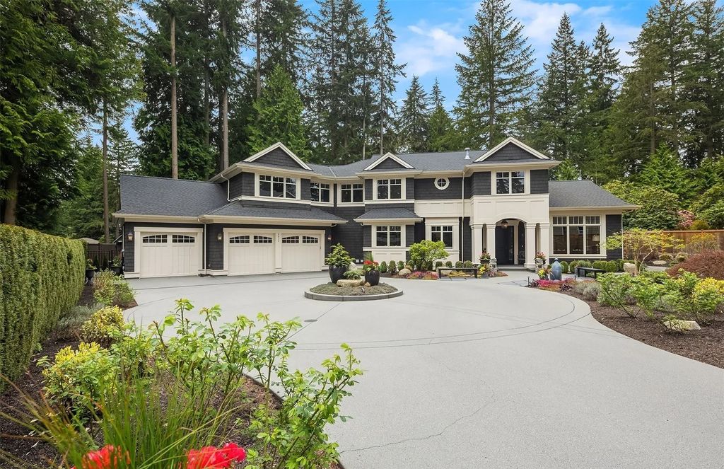 Impeccable Hampton's Style Home by Rex Construction in Bothell, WA, Seeking $3M