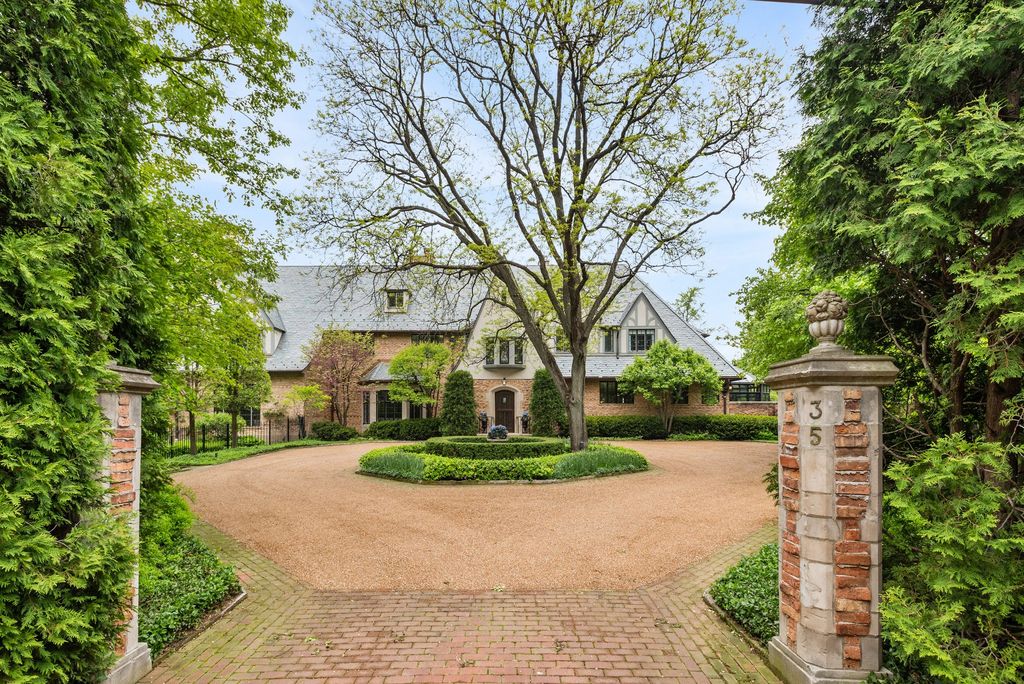 Meticulously Redesigned English Manor Estate in Winnetka, IL: Listed at $5.499 Million