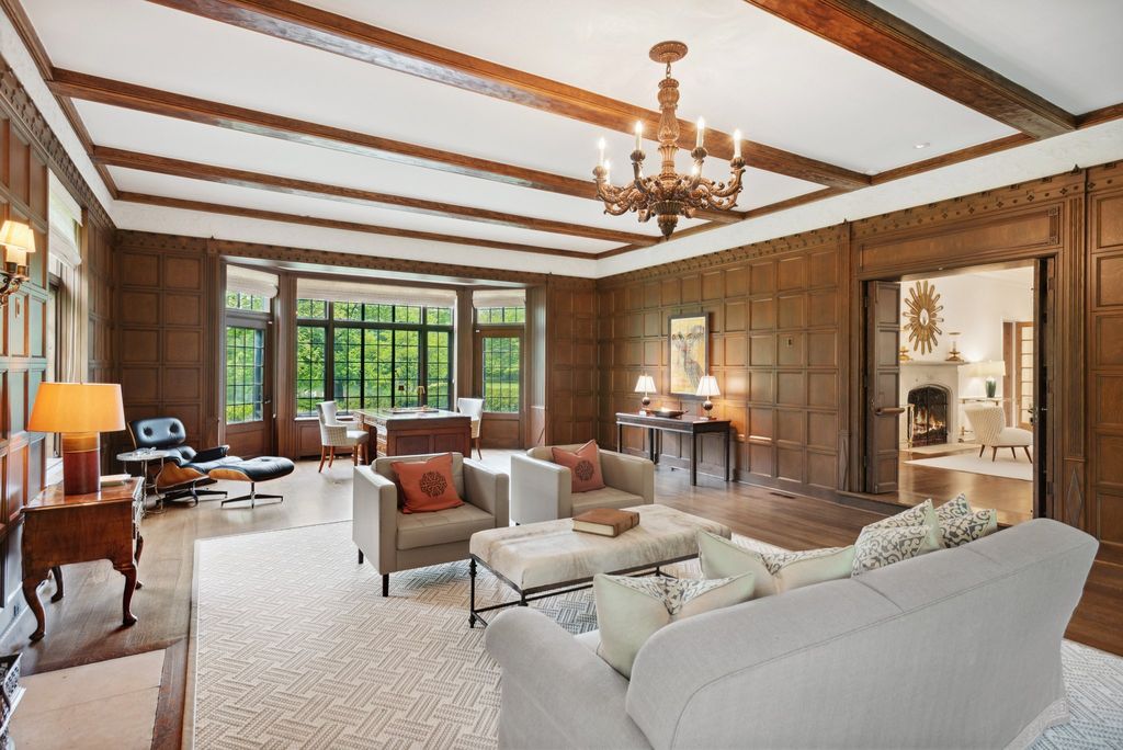 Meticulously Redesigned English Manor Estate in Winnetka, IL: Listed at $5.499 Million