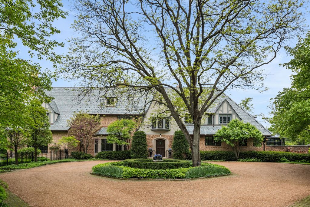 Meticulously Redesigned English Manor Estate in Winnetka, IL: Listed at $5.499 Million