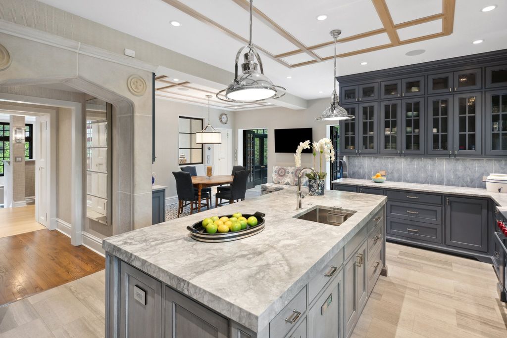 Meticulously Redesigned English Manor Estate in Winnetka, IL: Listed at $5.499 Million