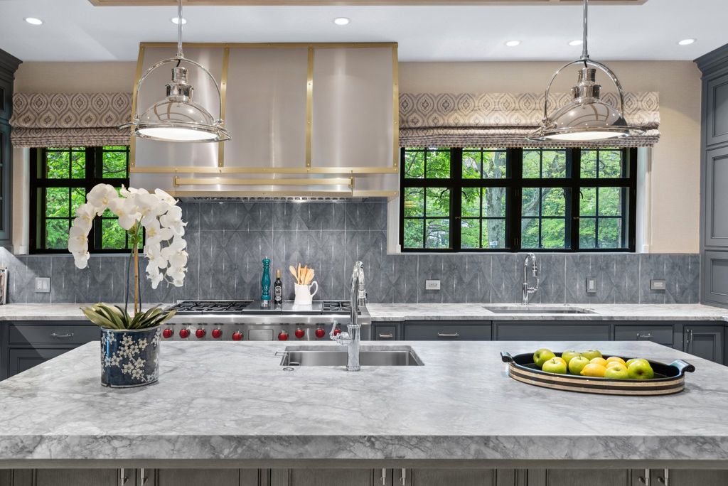 Meticulously Redesigned English Manor Estate in Winnetka, IL: Listed at $5.499 Million