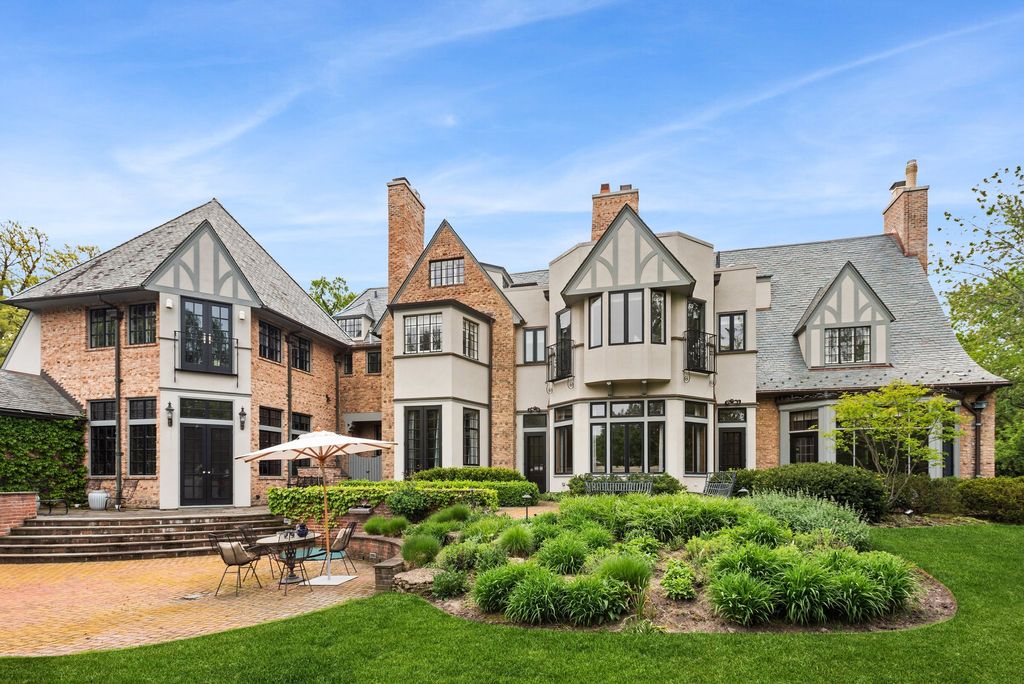 Meticulously Redesigned English Manor Estate in Winnetka, IL: Listed at $5.499 Million