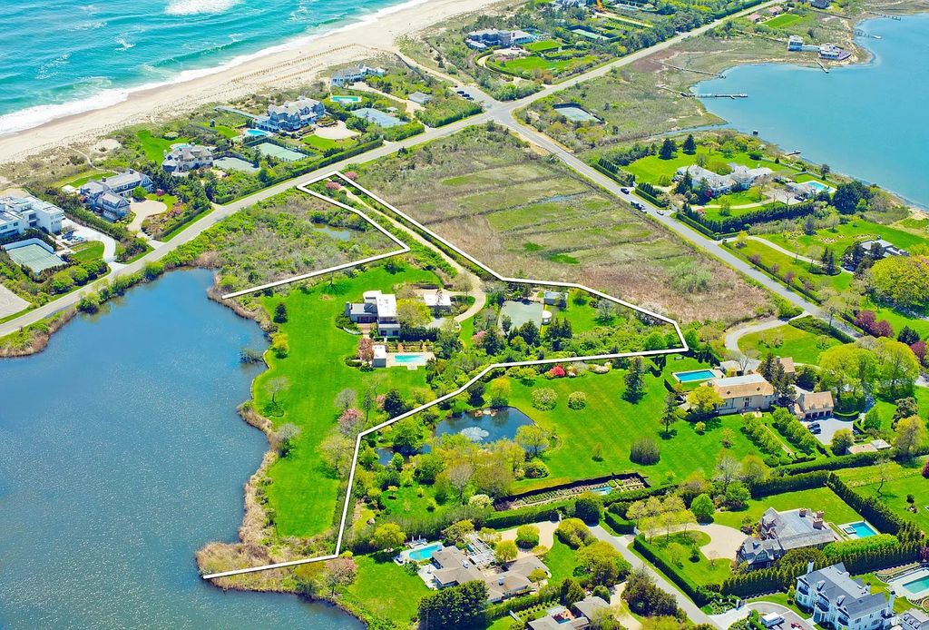 Private Waterfront Oasis in Southampton, NY: A Nature Lover's Dream Estate for $29.5M