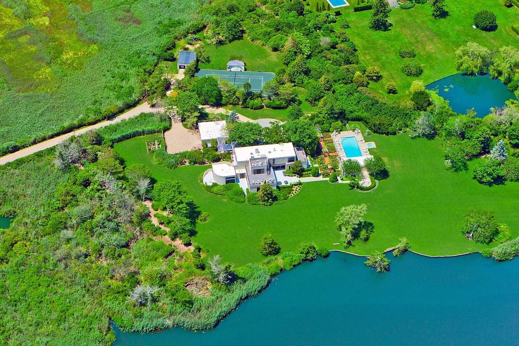 Private Waterfront Oasis in Southampton, NY: A Nature Lover's Dream Estate for $29.5M