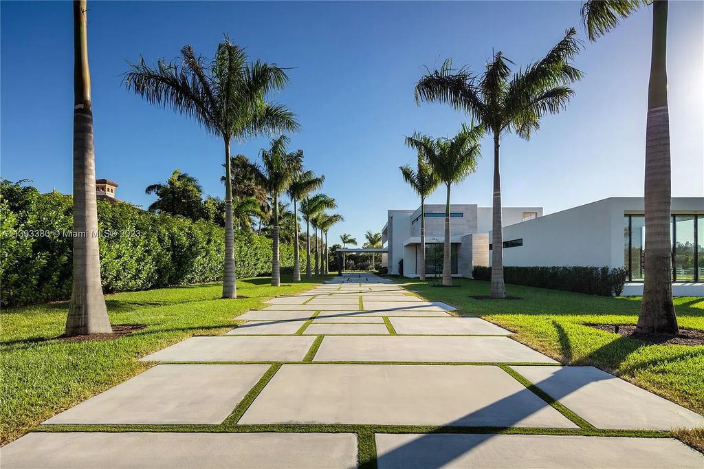 Presenting 17000 Stratford Court, a remarkable trophy estate located in Southwest Ranches, Florida. This 2020-built residence, designed by acclaimed architects Choeff Levy Fischman and constructed by renowned Landmark Custom Homes, is nestled within the exclusive gated community of Landmark Ranch Estates.