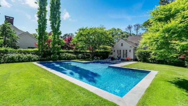 Wainscott, NY Estate with 827 ft. of Water Frontage and Unparalleled ...