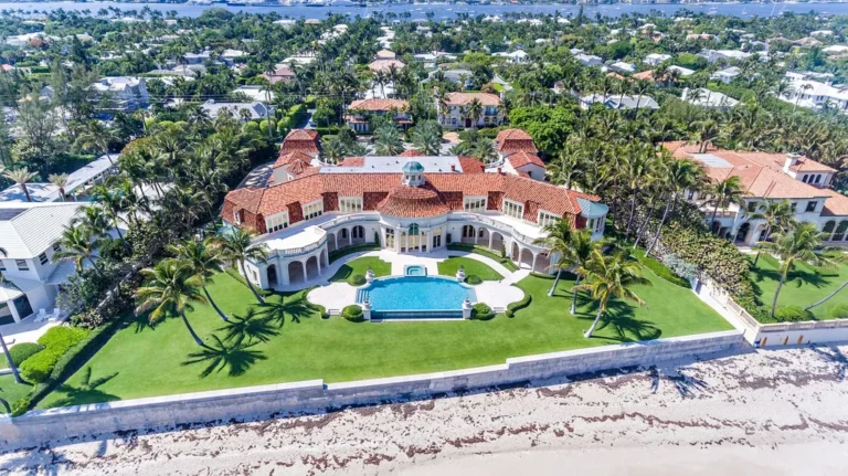 Breathtaking Direct Oceanfront Estate in Palm Beach, Florida boasts The Pinnacle of Luxurious Coastal Lifestyle