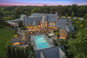 Luxurious Private Manor on Over 2.5 Acres in Naperville with Exceptional Amenities for $10,500,000