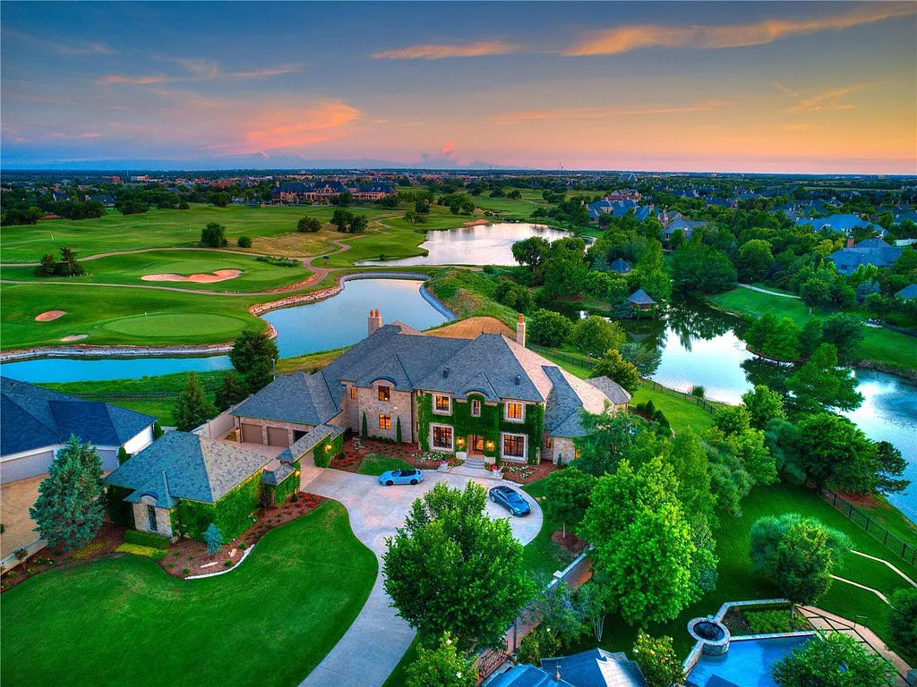 14925 Gaillardia Lane Home in Oklahoma City, Oklahoma. Welcome to the epitome of luxury living in the prestigious Gaillardia Addition of Oklahoma City. This meticulously crafted residence offers a captivating blend of elegance and tradition, providing an unparalleled lifestyle in one of the most sought-after communities.