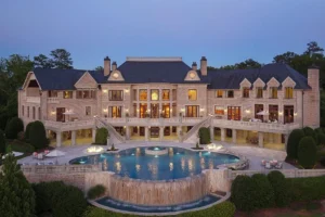 Atlanta’s Unparalleled Gated Estate on 17 Acres with Chattahoochee River Frontage