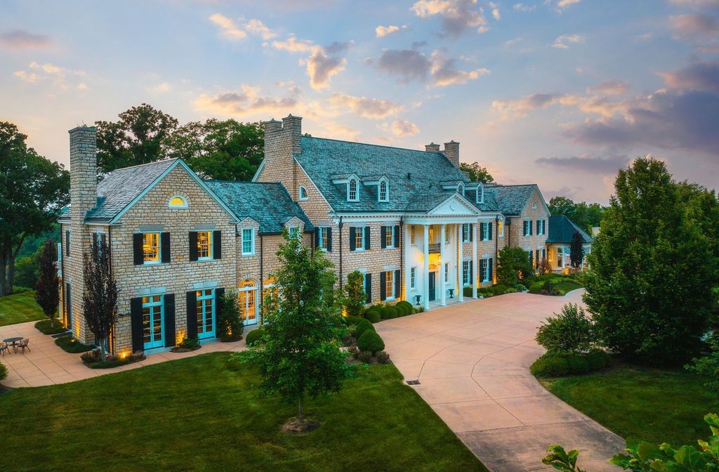 Breathtaking Estate with Stunning Views of the River in Alton, IL Asking $8.45M