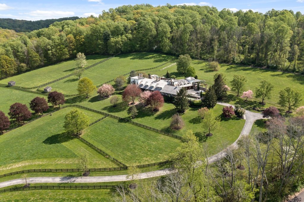 Breathtaking European-Inspired Manor Home on 36.6 Acres with Stunning Countryside Views in Pottstown, PA Asking $4.5M