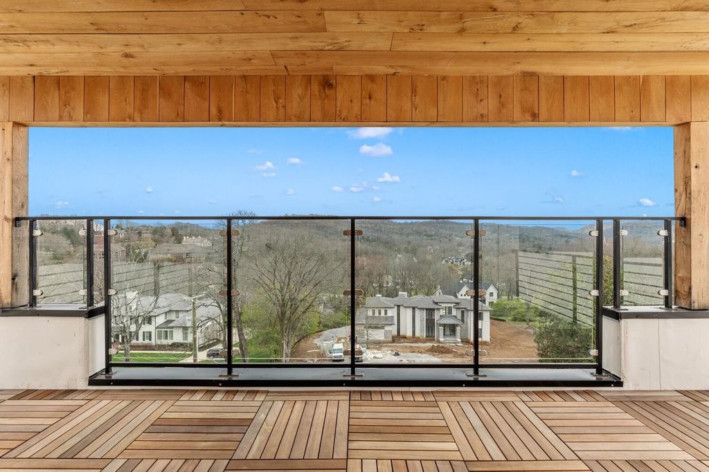 Captivating Modern Hillside Residence with Panoramic Views and Cutting-Edge Automation in Nashville, TN Listed at $6 Million