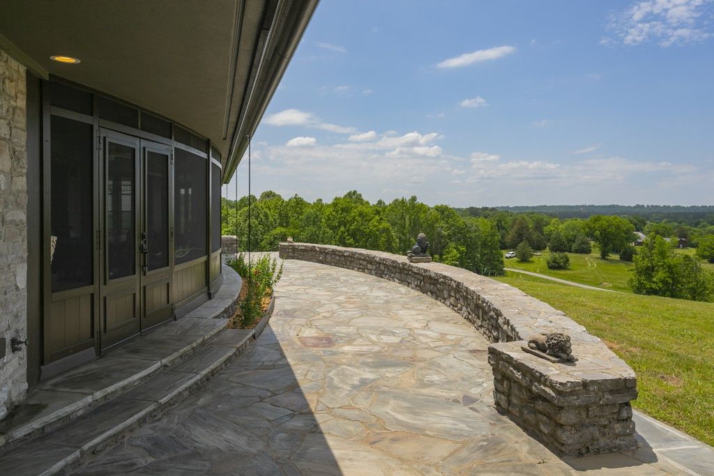 Captivating Tudor Style Ranch Home with Breathtaking Views of Old Hickory Lake in Lebanon, TN Offered at $2.95 Million