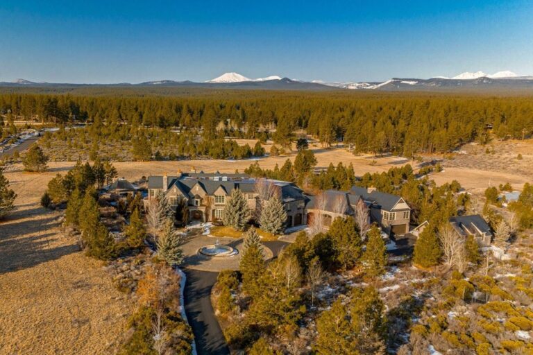 Elegant Private Estate in The Highlands of Bend, Oregon Boasting Breathtaking Cascade Mountain Views Listed at $12.9 Million