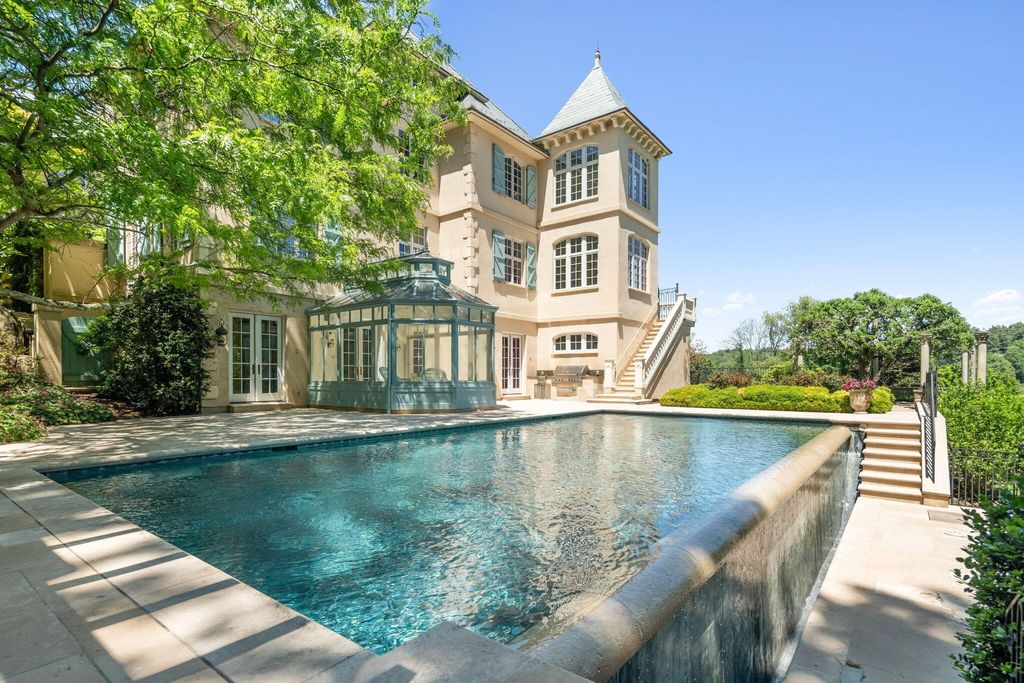 Enchanting Waterfront Estate: European Elegance Meets Modern Comfort on 2.29 Lush Acres in South Wilton, CT Asking $4,299,999