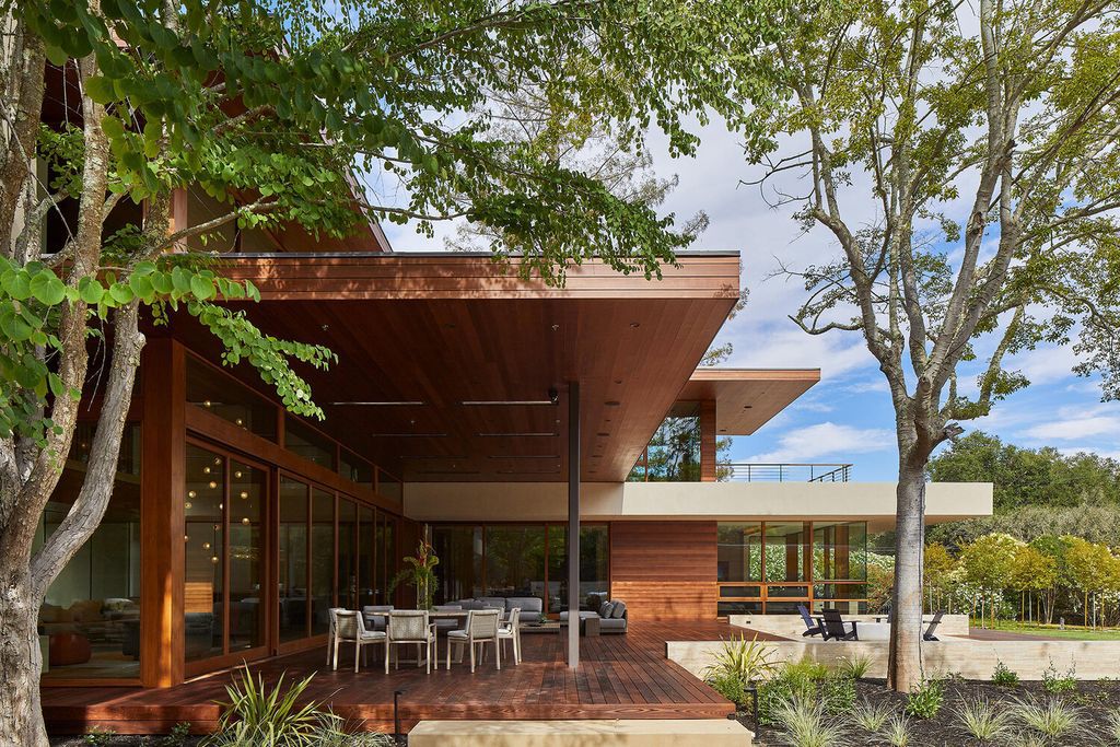 Happy Valley House with Red Cedar Exterior by Swatt Miers Architects