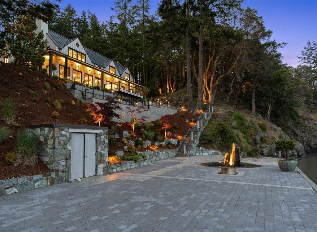 Magnificent Anacortes, WA Waterfront Estate: Private Beach, Unparalleled Views Listed at $8 Million
