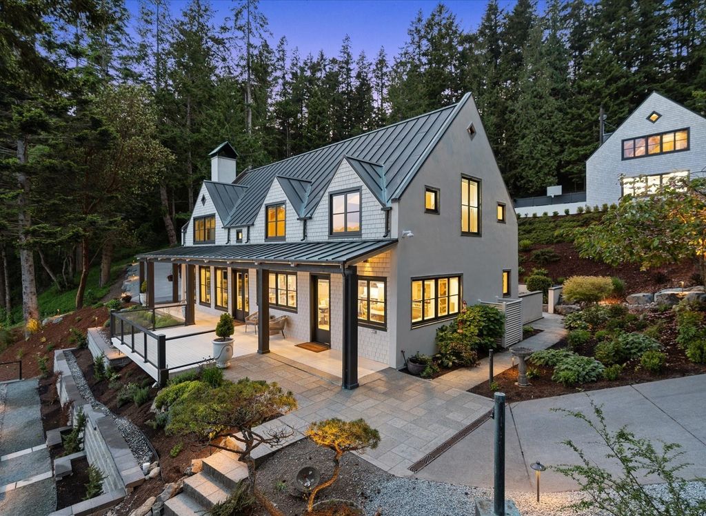 Magnificent Anacortes, WA Waterfront Estate: Private Beach, Unparalleled Views Listed at $8 Million