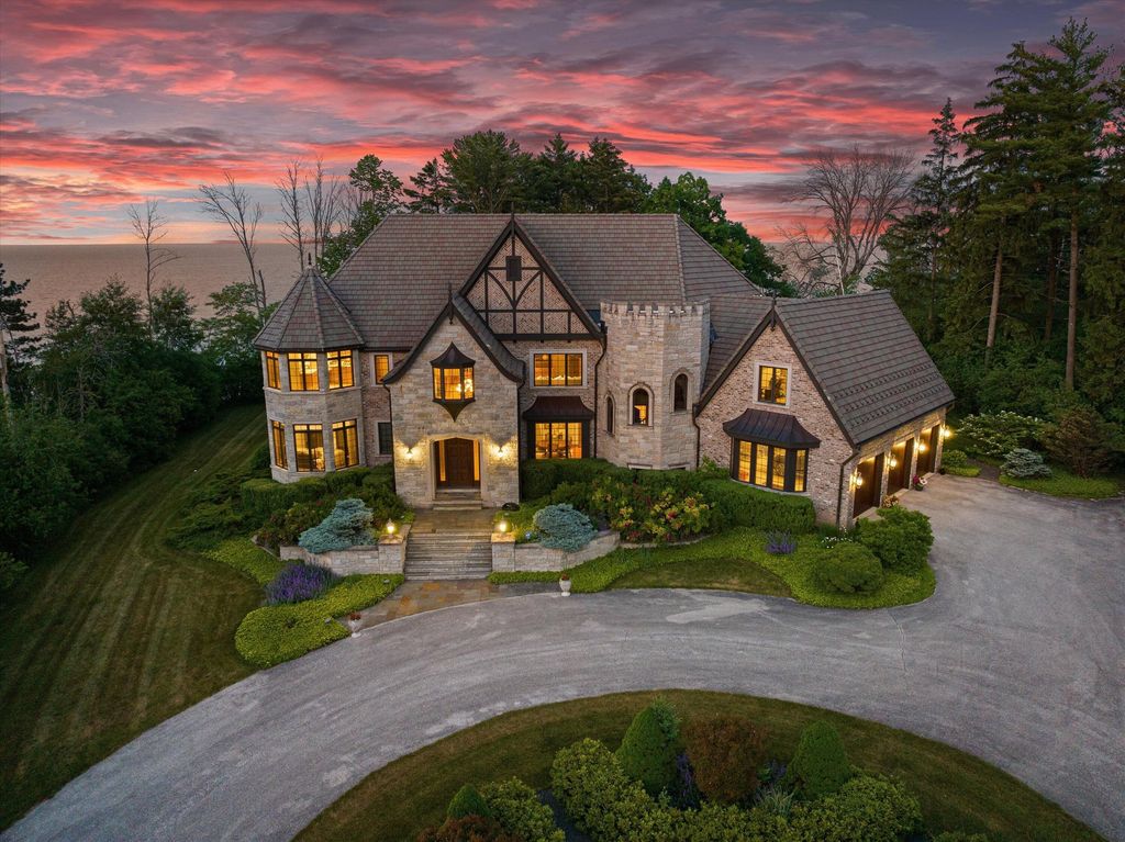 Magnificent Mequon, WI Property: Mesmerizing Lake Michigan Views and Elegant Design Features Asking $3.395 million