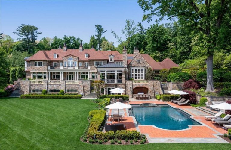 Opulent Chateauesque Masterpiece Estate on 7 Park-Like Acres in Old Westbury, NY – Asking $50 Million