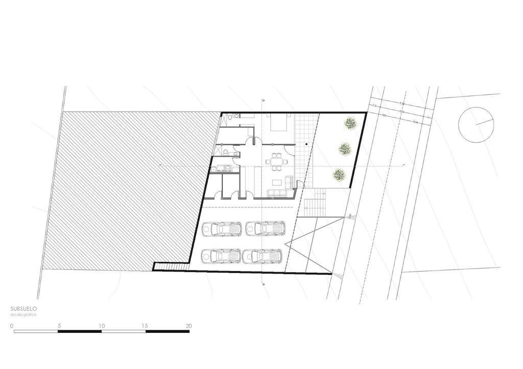 RA House, blends with topography by Bernardo Bustamante Arquitectos