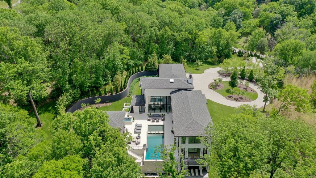 Spectacular Grove Park Custom Home in Nashville, TN Provides the Ultimate Indoor Outdoor Sanctuary Listed at $10.5M